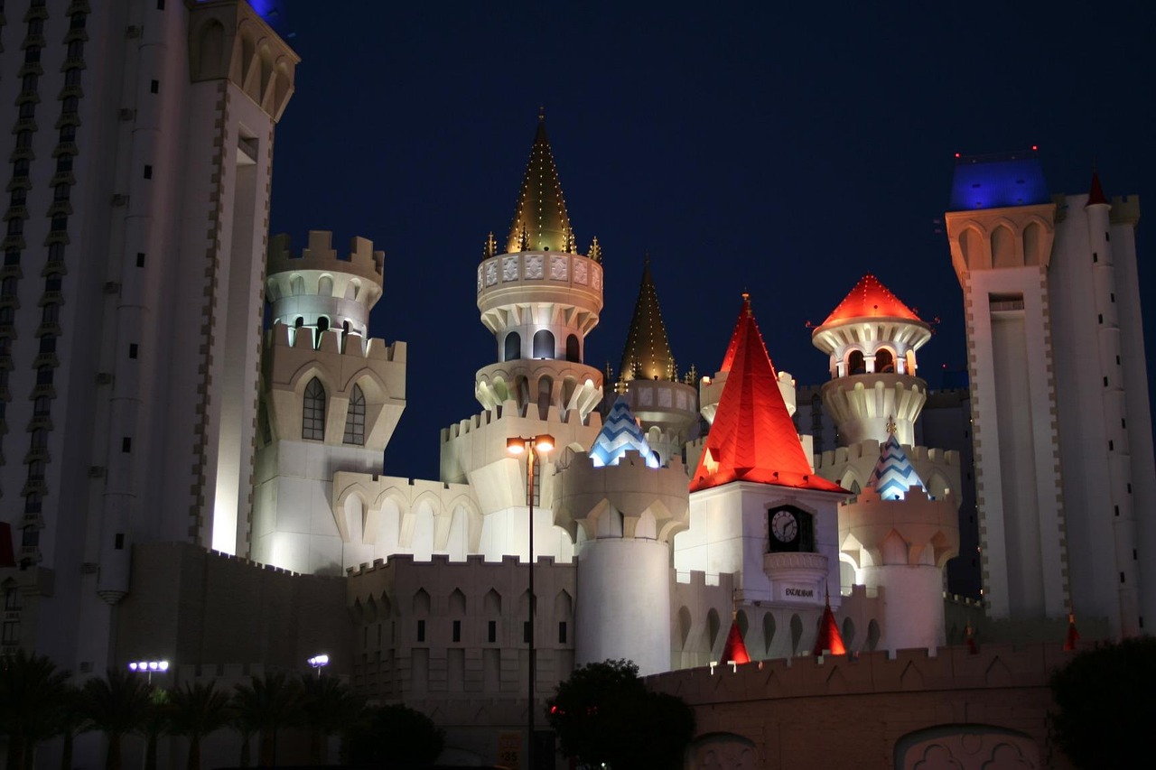 Excalibur Hotel & Casino castle exterior, Las Vegas